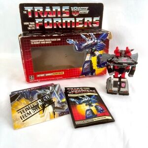 Bluestreak 1984 G1 Transformers Hasbro Original W/Box Vintage Almost Complete*